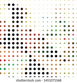 Geometric colorful vector background. Abstract halftone illustration pattern. Vintage texture