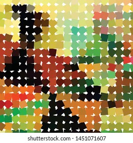 Geometric colorful vector background. Abstract halftone illustration pattern. Vintage texture