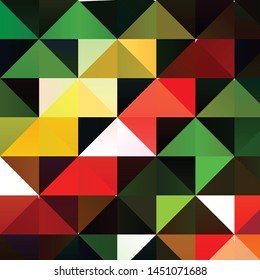 Geometric colorful vector background. Abstract halftone illustration pattern. Vintage texture