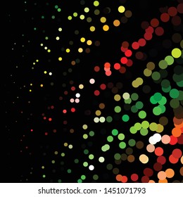 Geometric colorful vector background. Abstract halftone illustration pattern. Vintage texture