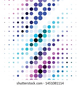 Geometric colorful vector background. Abstract halftone illustration pattern. Vintage texture