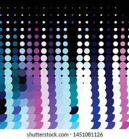 Geometric colorful vector background. Abstract halftone illustration pattern. Vintage texture