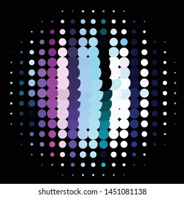 Geometric colorful vector background. Abstract halftone illustration pattern. Vintage texture