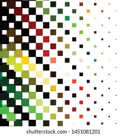 Geometric colorful vector background. Abstract halftone illustration pattern. Vintage texture