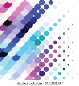 Geometric colorful vector background. Abstract halftone illustration pattern. Vintage texture