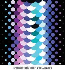 Geometric colorful vector background. Abstract halftone illustration pattern. Vintage texture