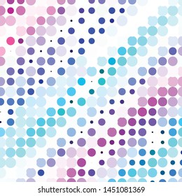 Geometric colorful vector background. Abstract halftone illustration pattern. Vintage texture