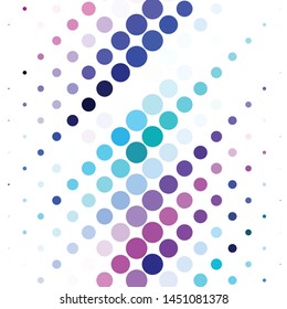 Geometric colorful vector background. Abstract halftone illustration pattern. Vintage texture