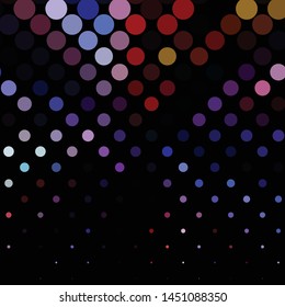 Geometric colorful vector background. Abstract halftone illustration pattern. Vintage texture
