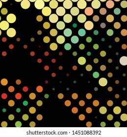 Geometric colorful vector background. Abstract halftone illustration pattern. Vintage texture