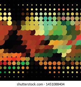 Geometric colorful vector background. Abstract halftone illustration pattern. Vintage texture
