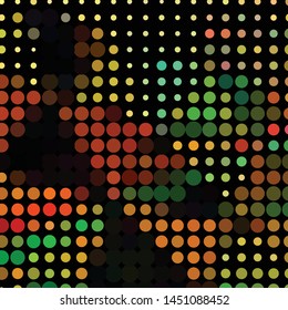 Geometric colorful vector background. Abstract halftone illustration pattern. Vintage texture