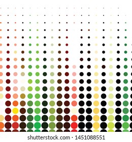 Geometric colorful vector background. Abstract halftone illustration pattern. Vintage texture
