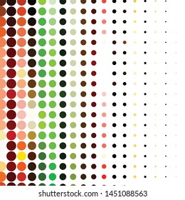 Geometric colorful vector background. Abstract halftone illustration pattern. Vintage texture