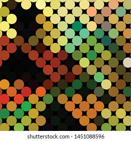 Geometric colorful vector background. Abstract halftone illustration pattern. Vintage texture