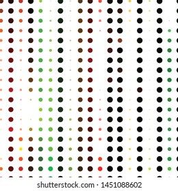 Geometric colorful vector background. Abstract halftone illustration pattern. Vintage texture
