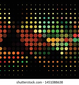 Geometric colorful vector background. Abstract halftone illustration pattern. Vintage texture