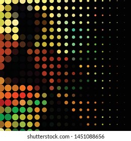 Geometric colorful vector background. Abstract halftone illustration pattern. Vintage texture