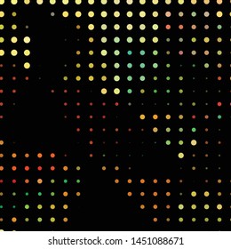 Geometric colorful vector background. Abstract halftone illustration pattern. Vintage texture