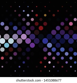 Geometric colorful vector background. Abstract halftone illustration pattern. Vintage texture