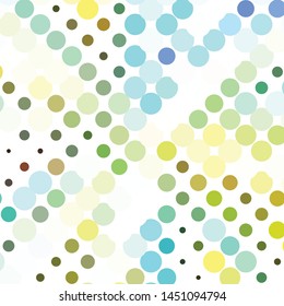 Geometric colorful vector background. Abstract halftone illustration pattern. Vintage texture