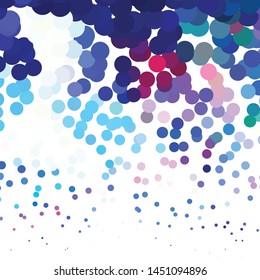 Geometric colorful vector background. Abstract halftone illustration pattern. Vintage texture