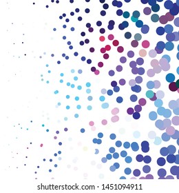 Geometric colorful vector background. Abstract halftone illustration pattern. Vintage texture