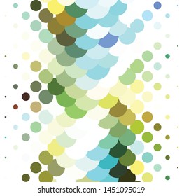 Geometric colorful vector background. Abstract halftone illustration pattern. Vintage texture