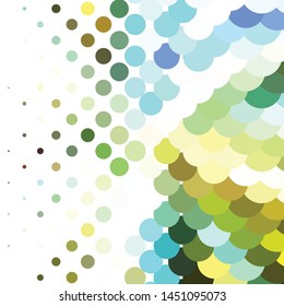 Geometric colorful vector background. Abstract halftone illustration pattern. Vintage texture