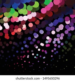 Geometric colorful vector background. Abstract halftone illustration pattern. Vintage texture