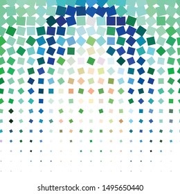 Geometric colorful vector background. Abstract halftone illustration pattern. Vintage texture