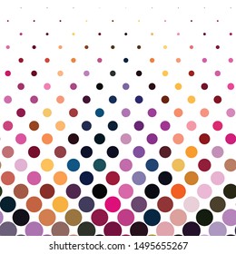 Geometric colorful vector background. Abstract halftone illustration pattern. Vintage texture