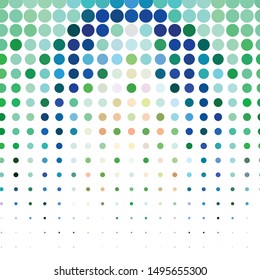 Geometric colorful vector background. Abstract halftone illustration pattern. Vintage texture