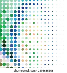Geometric colorful vector background. Abstract halftone illustration pattern. Vintage texture