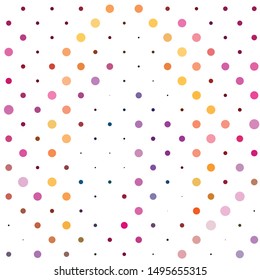 Geometric colorful vector background. Abstract halftone illustration pattern. Vintage texture