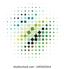 Geometric colorful vector background. Abstract halftone illustration pattern. Vintage texture