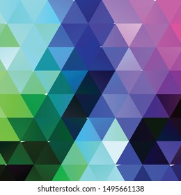 Geometric colorful vector background. Abstract halftone illustration pattern. Vintage texture