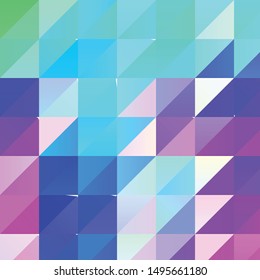 Geometric colorful vector background. Abstract halftone illustration pattern. Vintage texture