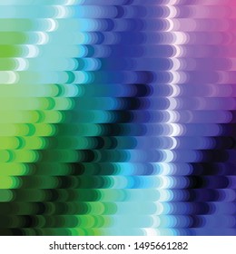 Geometric colorful vector background. Abstract halftone illustration pattern. Vintage texture