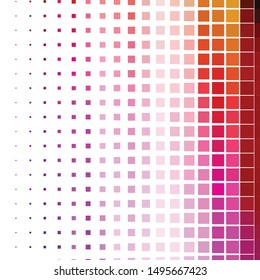 Geometric colorful vector background. Abstract halftone illustration pattern. Vintage texture