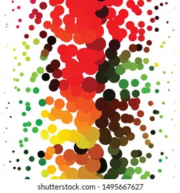 Geometric colorful vector background. Abstract halftone illustration pattern. Vintage texture