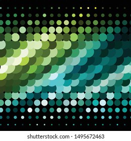 Geometric colorful vector background. Abstract halftone illustration pattern. Vintage texture