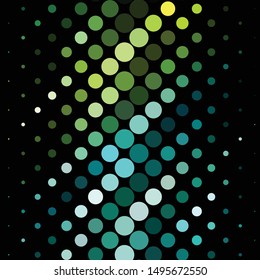 Geometric colorful vector background. Abstract halftone illustration pattern. Vintage texture