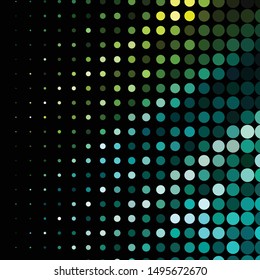 Geometric colorful vector background. Abstract halftone illustration pattern. Vintage texture