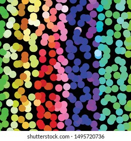 Geometric colorful vector background. Abstract halftone illustration pattern. Vintage texture