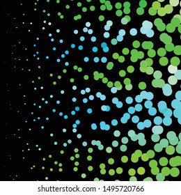 Geometric colorful vector background. Abstract halftone illustration pattern. Vintage texture