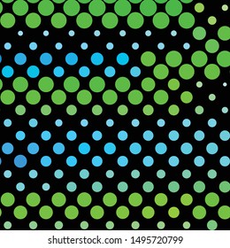 Geometric colorful vector background. Abstract halftone illustration pattern. Vintage texture