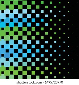 Geometric colorful vector background. Abstract halftone illustration pattern. Vintage texture