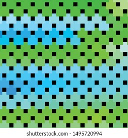 Geometric colorful vector background. Abstract halftone illustration pattern. Vintage texture