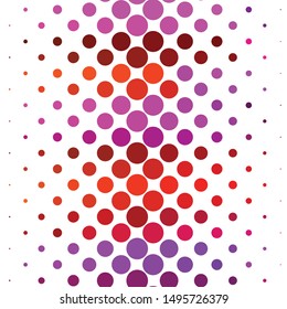 Geometric colorful vector background. Abstract halftone illustration pattern. Vintage texture